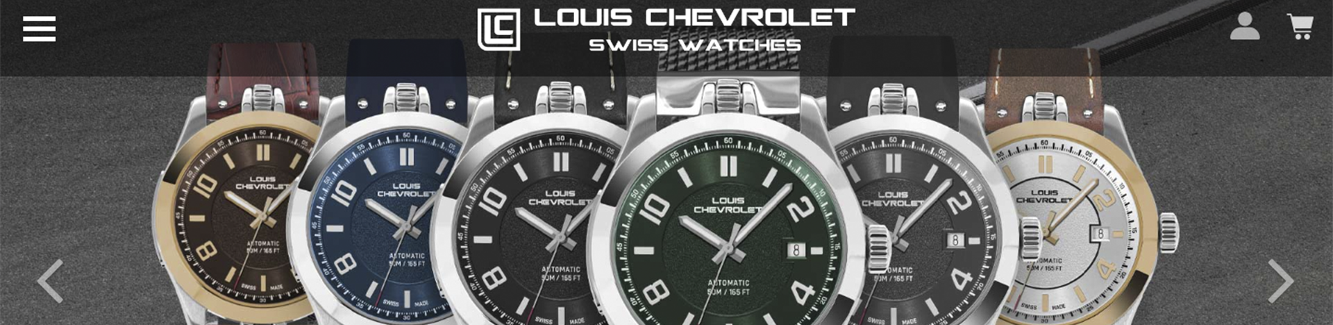 Création de site web Louis Chevrolet Swiss Watches